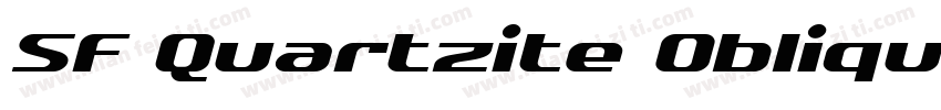 SF Quartzite Oblique字体转换